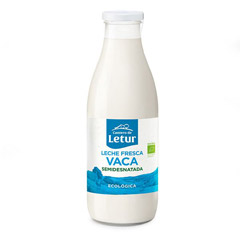 LECHE FRESCA SEMIDESNATADA DE VACA